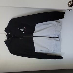 Nike Air Jordan Full Zip Fleece Hoodie Jacket men's pre-owned size med